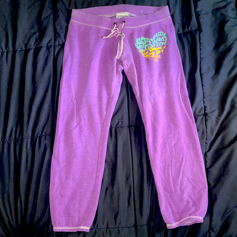 VS PINK- Used capri length sweats
